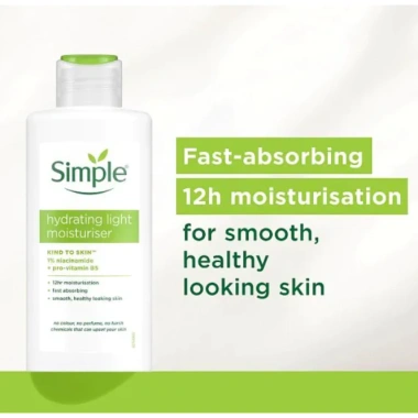 Bill UK Kem Dưỡng Ẩm Simple Kind to Skin 125ml Dưỡng ẩm sâu nhẹ không nhờn nội địa Anh