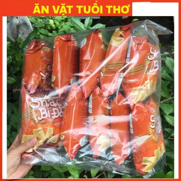 Hình ảnh sản phẩm Bim bim Oishi 10 gói 12g đủ vị giá rẻ - Snack Oishi chỉ 27900đ giảm từ 35433đ