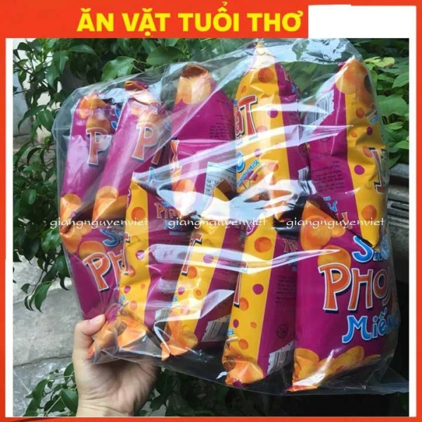 Bim Bim Oishi 10 gói so với các snack khoai tây lát: Giá, khối lượng và ưu đãi