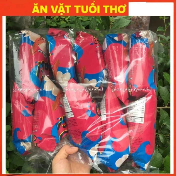 Hình ảnh sản phẩm Bim bim Oishi 10 gói 12g đủ vị giá rẻ - Snack Oishi chỉ 27900đ giảm từ 35433đ