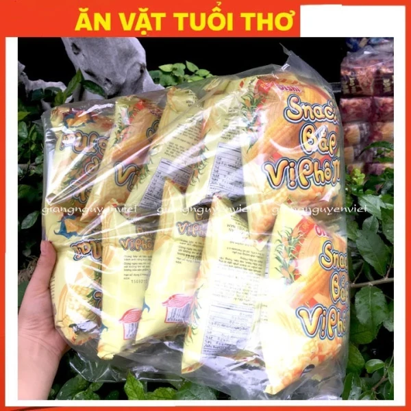 Bim Bim Oishi 10 gói 12g: Đánh giá hương vị và độ giòn của snack khoai tây lát