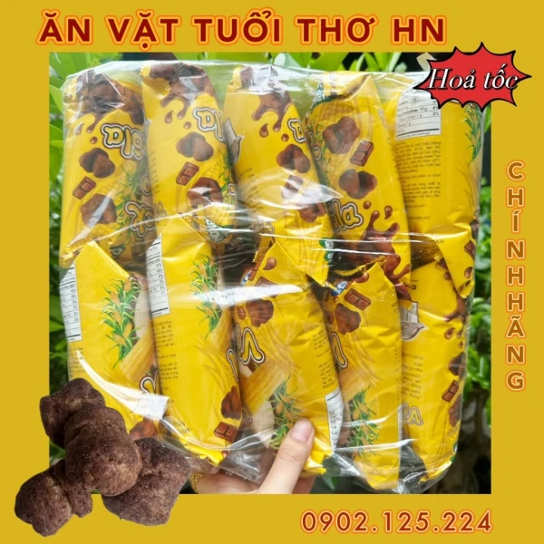 Hình ảnh sản phẩm Bim bim Oishi 10 gói 12g đủ vị giá rẻ - Snack Oishi chỉ 27900đ giảm từ 35433đ