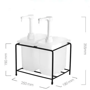 Bình Bơm Nhựa Đựng Sữa Đặc Đường Cao Cấp 1L-2L Kèm Vòi 30ml Chất Lượng Giá 25k 4