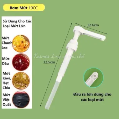 Bình Bơm Nhựa Đựng Sữa Đặc Đường Cao Cấp 1L-2L Kèm Vòi 30ml Chất Lượng Giá 25k 10
