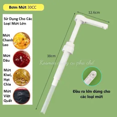 Bình Bơm Nhựa Đựng Sữa Đặc Đường Cao Cấp 1L-2L Kèm Vòi 30ml Chất Lượng Giá 25k 12