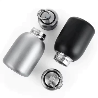 Bình Cà Phê Giữ Nhiệt Mini 300ml Lõi Inox – Nhỏ Gọn, Quai Xách Siêu Dễ Mang