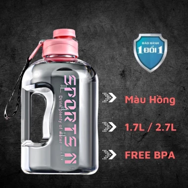 Bình Đựng Nước Chịu Nhiệt 2.7L Quai Xách - Giảm Giá Còn 118539đ 12 Bình Đựng Nước Chịu Nhiệt 2.7L Quai Xách - Giảm Giá Còn 118539đ 12