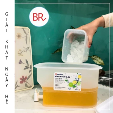 Bình đựng nước có vòi 3.5 lít an toàn, chịu nhiệt tốt giá rẻ chỉ 39000đ 3