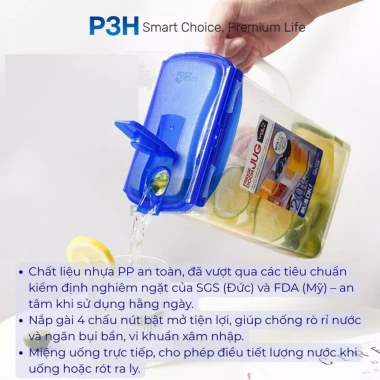 Bình đựng nước Lock&Lock 3L HAP607 giá rẻ chỉ 189k - Đựng nước trái cây an toàn 5