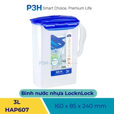 Bình đựng nước Lock&Lock 3L HAP607 giá rẻ chỉ 189k - Đựng nước trái cây an toàn 10