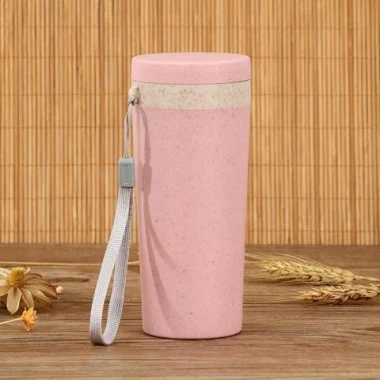 Bình Đựng Nước Lúa Mạch 330ml Có Dây Xách - In Logo - Giá Chỉ 39.000Đ 11