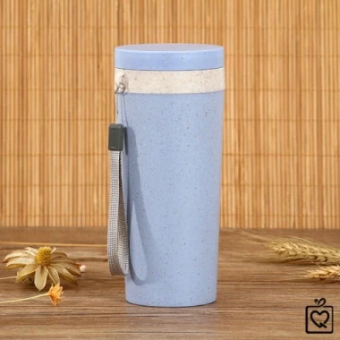 Bình Đựng Nước Lúa Mạch 330ml Có Dây Xách - In Logo - Giá Chỉ 39.000Đ 12