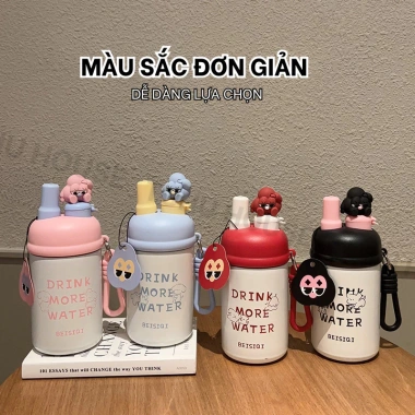 Bình giữ nhiệt BEISIQI 500ml inox 304 dây xách - Giảm giá còn 135k 2 Bình giữ nhiệt BEISIQI 500ml inox 304 dây xách - Giảm giá còn 135k 2