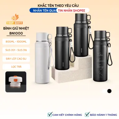 Bình giữ nhiệt BN1000 1000ml SUS316 quai xách tiện lợi - Khắc tên miễn phí chỉ 185k 2