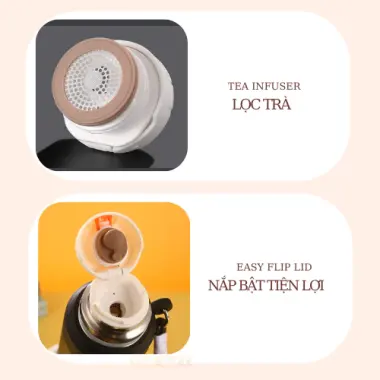 Bình giữ nhiệt BN1000 1000ml SUS316 quai xách tiện lợi - Khắc tên miễn phí chỉ 185k 8