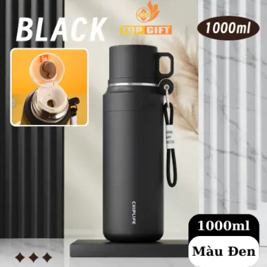 Bình giữ nhiệt BN1000 1000ml SUS316 quai xách tiện lợi - Khắc tên miễn phí chỉ 185k 11