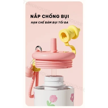 Bình giữ nhiệt BUBU 700ml ống hút inox 316 không gỉ giá chỉ 169k - Giảm 50k tại TUHUHOUSE 5 Bình giữ nhiệt BUBU 700ml ống hút inox 316 không gỉ giá chỉ 169k - Giảm 50k tại TUHUHOUSE 5