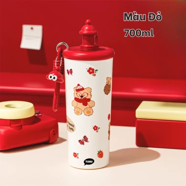 Bình giữ nhiệt BUBU 700ml ống hút inox 316 không gỉ giá chỉ 169k - Giảm 50k tại TUHUHOUSE 8 Bình giữ nhiệt BUBU 700ml ống hút inox 316 không gỉ giá chỉ 169k - Giảm 50k tại TUHUHOUSE 8