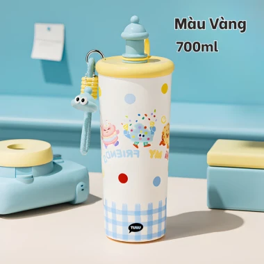 Bình giữ nhiệt BUBU 700ml ống hút inox 316 không gỉ giá chỉ 169k - Giảm 50k tại TUHUHOUSE 10 Bình giữ nhiệt BUBU 700ml ống hút inox 316 không gỉ giá chỉ 169k - Giảm 50k tại TUHUHOUSE 10