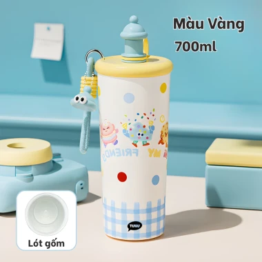 Bình giữ nhiệt BUBU 700ml ống hút inox 316 không gỉ giá chỉ 169k - Giảm 50k tại TUHUHOUSE 13 Bình giữ nhiệt BUBU 700ml ống hút inox 316 không gỉ giá chỉ 169k - Giảm 50k tại TUHUHOUSE 13