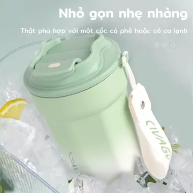 Bình Giữ Nhiệt CIVAGO 400ml Lót Gốm - Giảm 61k - Cốc Cafe Giữ Nhiệt Mini Giá Rẻ 219k 9