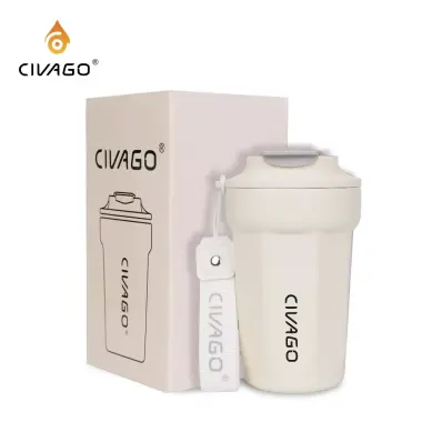 Bình Giữ Nhiệt CIVAGO 400ml Lót Gốm - Giảm 61k - Cốc Cafe Giữ Nhiệt Mini Giá Rẻ 219k 12