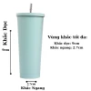Bình giữ nhiệt, cốc giữ nhiệt Pastel 750ml khắc tên theo yêu cầu, Inox 304 tặng sticker, túi đựng tiện lợi 7