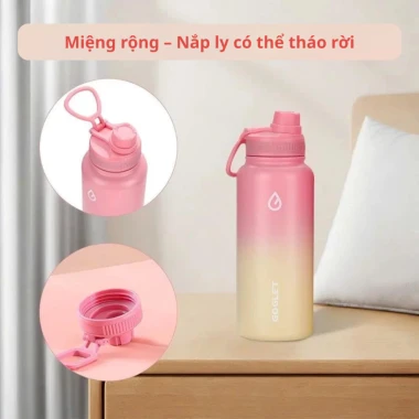Bình giữ nhiệt GOGLET thể thao - Giữ lạnh lâu, đa kích thước, màu thời trang, giá chỉ 172800đ 4