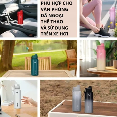 Bình giữ nhiệt GOGLET thể thao - Giữ lạnh lâu, đa kích thước, màu thời trang, giá chỉ 172800đ 6