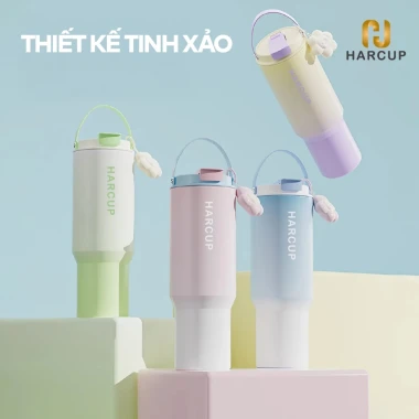 Bình Giữ Nhiệt Harcup 900ml Thép Không Gỉ 304 Chất Lượng Cao Giảm Giá 160k 8