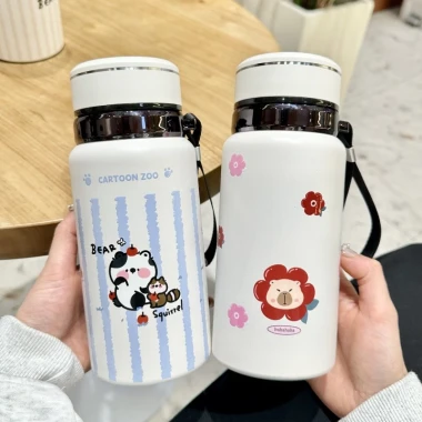 Bình Giữ Nhiệt Hoạt Hình 800ml/1000ml Có Quai Xách - Giảm 20% Chỉ 75900Đ 6