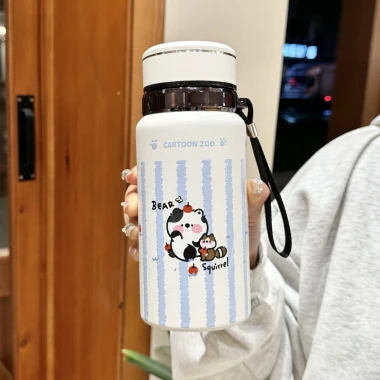 Bình Giữ Nhiệt Hoạt Hình 800ml/1000ml Có Quai Xách - Giảm 20% Chỉ 75900Đ 7