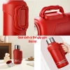Bình giữ nhiệt inox 316 1500ml - 1000ml, giữ nhiệt 24h, có nắp và quai xách tiện lợi giá chỉ 169k 4