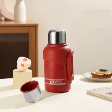Bình giữ nhiệt inox 316 1500ml - 1000ml, giữ nhiệt 24h, có nắp và quai xách tiện lợi giá chỉ 169k 14