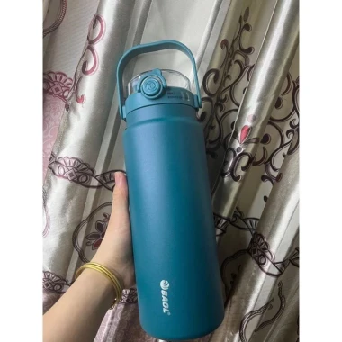 Bình giữ nhiệt inox X27 BAOL nắp bật có ống hút - Giảm 31000đ, chỉ 130000đ 4 Bình giữ nhiệt inox X27 BAOL nắp bật có ống hút - Giảm 31000đ, chỉ 130000đ 4