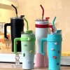 Bình Giữ Nhiệt Ôtô PITI 1250ml Inox 304 - Giảm 20% còn 150k! Tay Cầm & Ống Hút Tiện Lợi 2