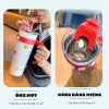 Bình Giữ Nhiệt Ôtô PITI 1250ml Inox 304 - Giảm 20% còn 150k! Tay Cầm & Ống Hút Tiện Lợi 4