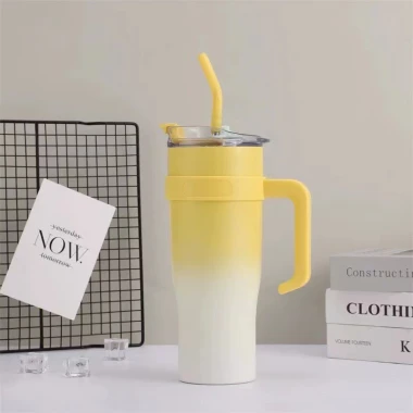 Bình Giữ Nhiệt Ôtô PITI 1250ml Inox 304 - Giảm 20% còn 150k! Tay Cầm & Ống Hút Tiện Lợi 14
