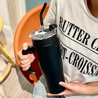 Bình Giữ Nhiệt Ôtô PITI 1250ml Inox 304 - Giảm 20% còn 150k! Tay Cầm & Ống Hút Tiện Lợi 21