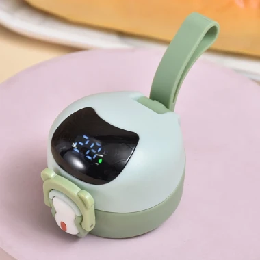Bình Giữ Nhiệt Sticker Gấu Cute Giá Rẻ - Tặng Ống Hút Silicon, Hiển Thị Nhiệt Độ Chỉ 125k 6