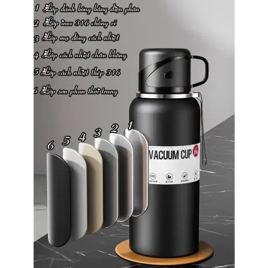 Bình Giữ Nhiệt TAMIDI Inox 304 1000-1500ml Giá Rẻ - Đựng Nước Lỏng Chất Lượng Cao 7