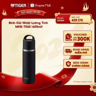 Bình Giữ Nhiệt Tiger 600ml Lưỡng Tính Giá Rẻ Chỉ 440k Thay 541k - MKB-T060 Chất Lượng Cao 3 Bình Giữ Nhiệt Tiger 600ml Lưỡng Tính Giá Rẻ Chỉ 440k Thay 541k - MKB-T060 Chất Lượng Cao 3