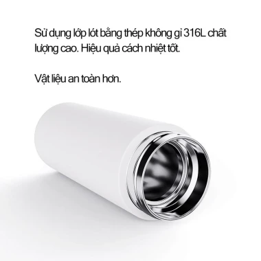 Bình giữ nhiệt Xiaomi Mijia 350ml MJKDB01PL - Giảm giá còn 243k - Giữ nhiệt tốt 7 Bình giữ nhiệt Xiaomi Mijia 350ml MJKDB01PL - Giảm giá còn 243k - Giữ nhiệt tốt 7