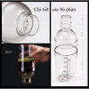 Bình lắc shaker nhựa chia vạch đen 350‑1.000ml, có nắp, bền nhẹ, giảm 18% 5