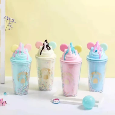 Bình Nước 2 Lớp Giữ Nhiệt Hình Kem Cute - Giảm 30% chỉ còn 99000đ 2