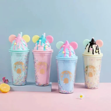 Bình Nước 2 Lớp Giữ Nhiệt Hình Kem Cute - Giảm 30% chỉ còn 99000đ 4