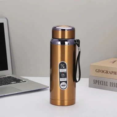 Bình nước giữ nhiệt 316 1 lít giá rẻ dây treo khay lọc trà giảm 14k còn 69k 9