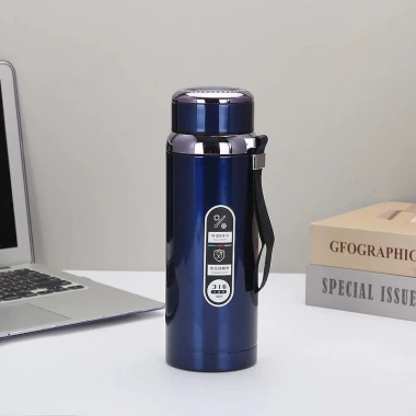 Bình nước giữ nhiệt 316 1 lít giá rẻ dây treo khay lọc trà giảm 14k còn 69k 12