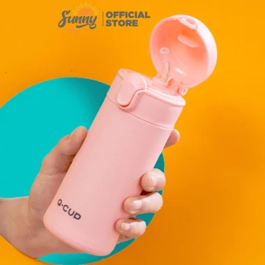 Bình nước giữ nhiệt 400ml có ống hút tặng kèm Sticker chất liệu lõi thủy tinh bọc nhựa cách nhiệt BN23 8 Bình nước giữ nhiệt 400ml có ống hút tặng kèm Sticker chất liệu lõi thủy tinh bọc nhựa cách nhiệt BN23 8