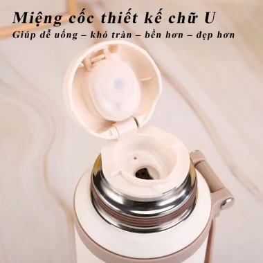 Bình nước giữ nhiệt 600ml Coktot TC601 inox 316 cao cấp, lọc trà, giữ nhiệt 6-8h, giá chỉ 180k 5 Bình nước giữ nhiệt 600ml Coktot TC601 inox 316 cao cấp, lọc trà, giữ nhiệt 6-8h, giá chỉ 180k 5